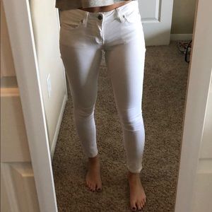 “Just Black” White Jeans